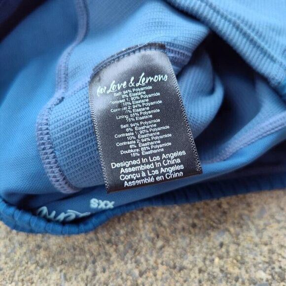 For Love & Lemons Women's Dani Ribbed Biker Shorts - Picture 8 of 9